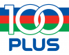 100PLUS LOGO with White